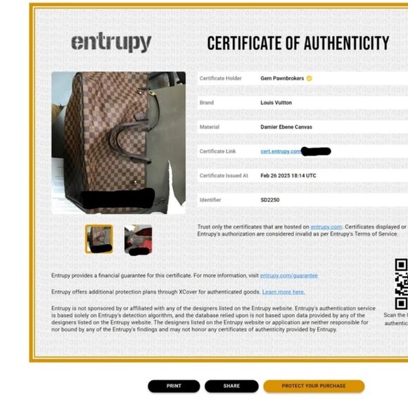 Louis Vuitton Neverfull GM Damier Ebene Canvas Tote Bag w/ Pochette - Picture 3 of 16